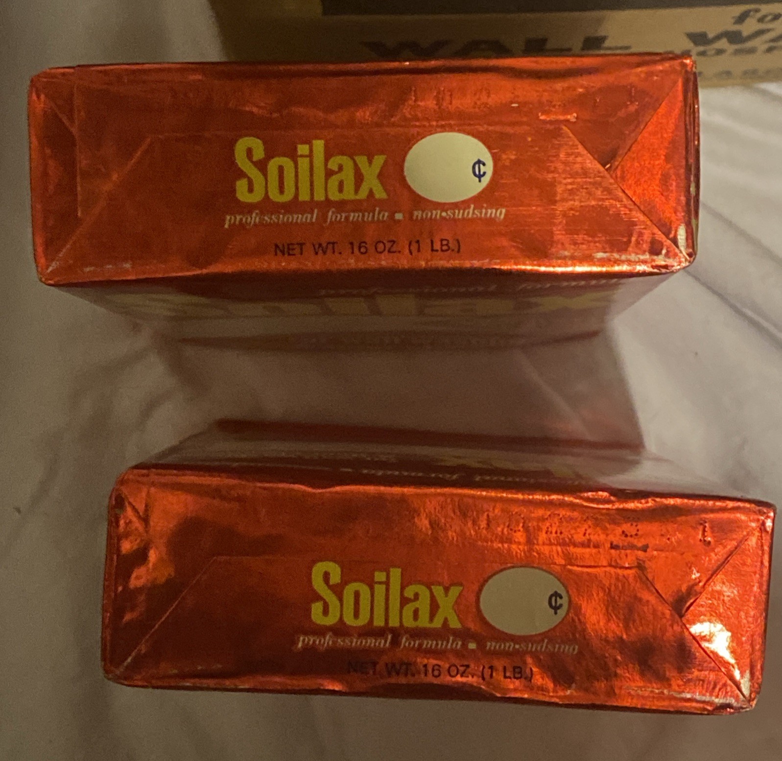 NOS Vintage 1 Lb SOILAX Professional Formula Wall & Floor Cleaner 2 Box Lot NEW
