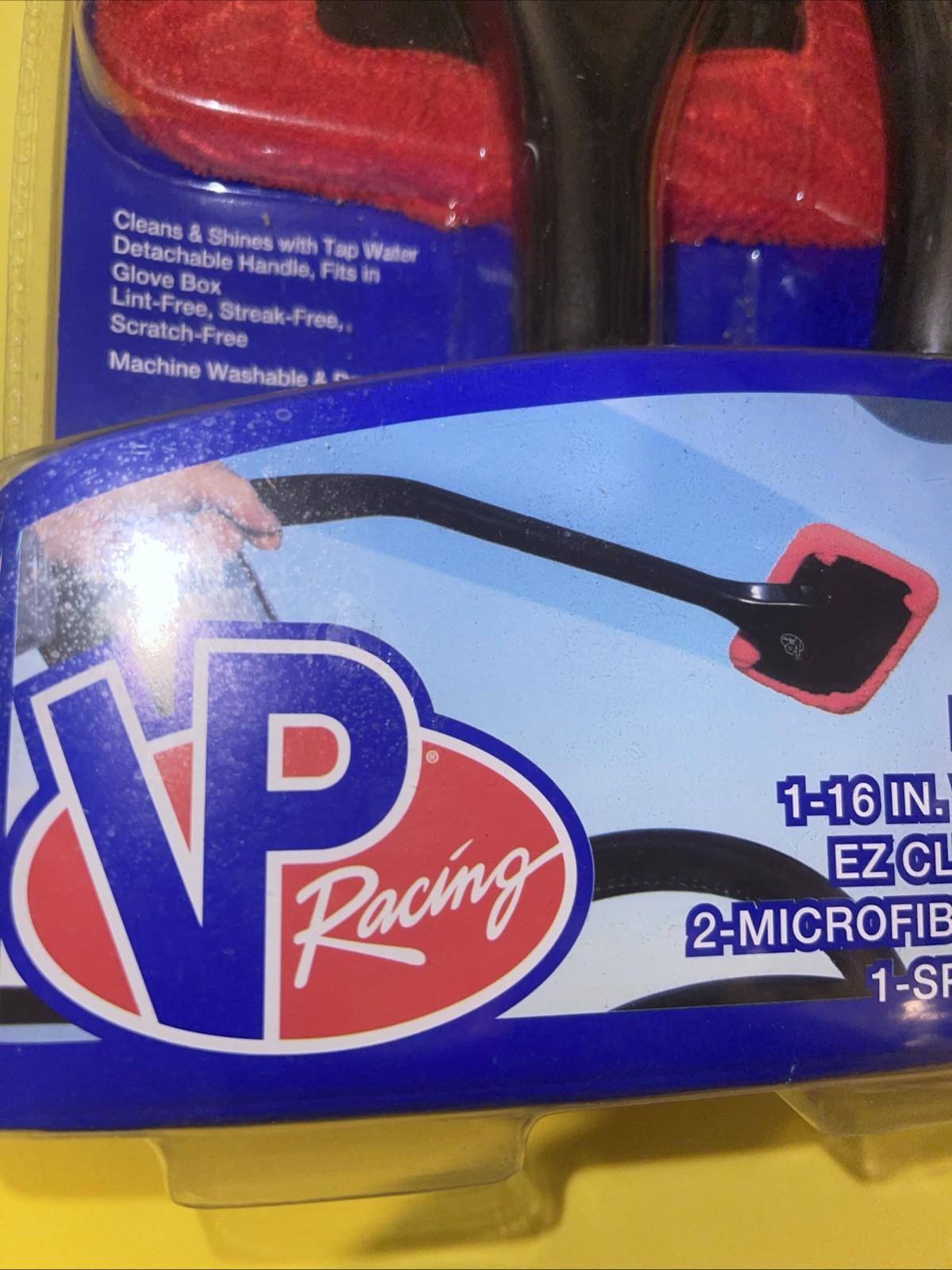VP Racing Microfiber Car Windshield Cleaning Towel Kit NIB With Spray Bottle