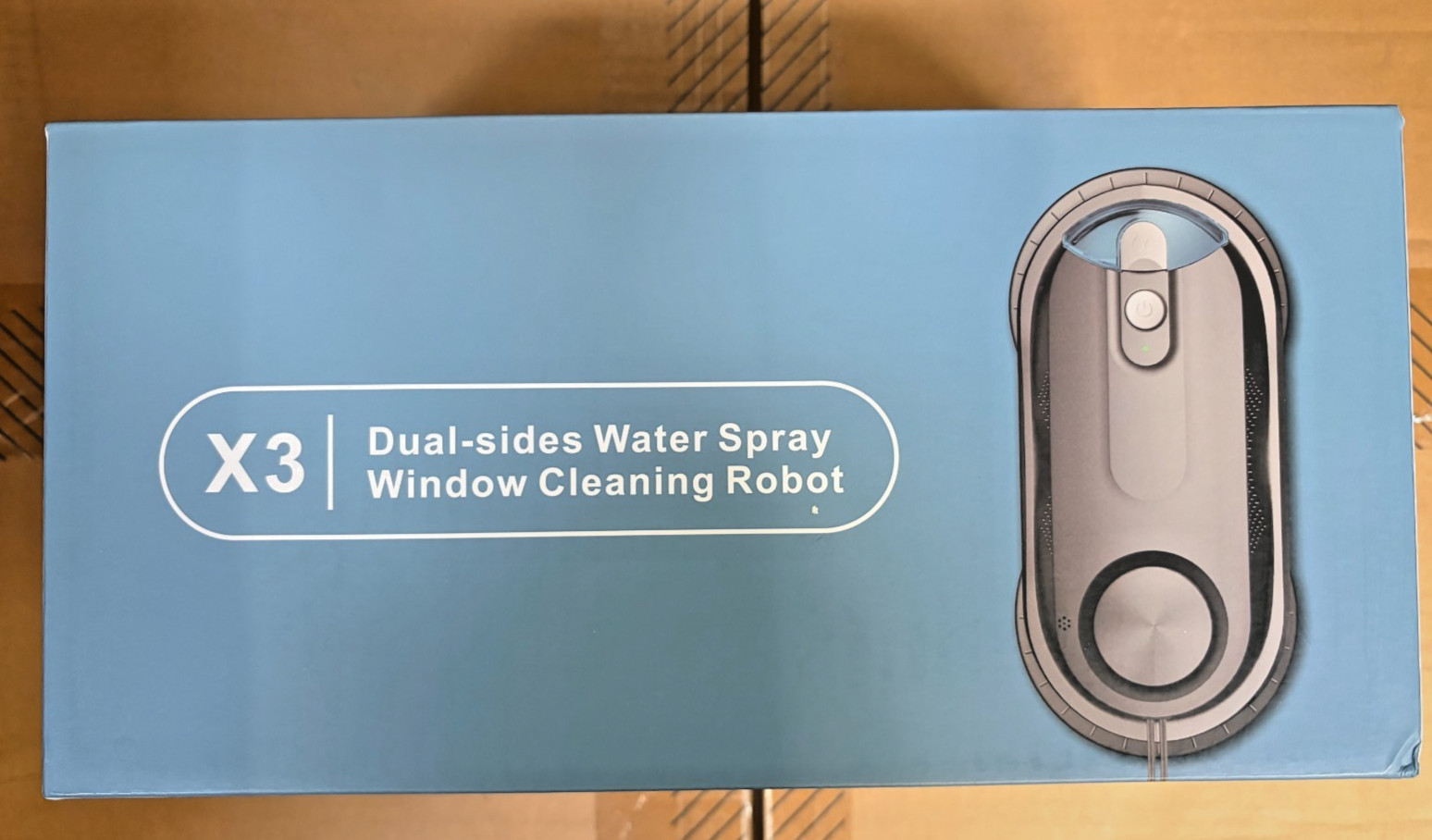 X3 Window Cleaning Robot Dual Spray 3200Pa Auto Glass Cleaner Remote