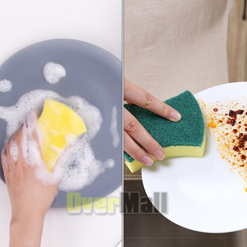 6-60 PCS Absorbent Non-Scratch Cleaning Scrub Sponges for Kitchen Dishes/ Pots