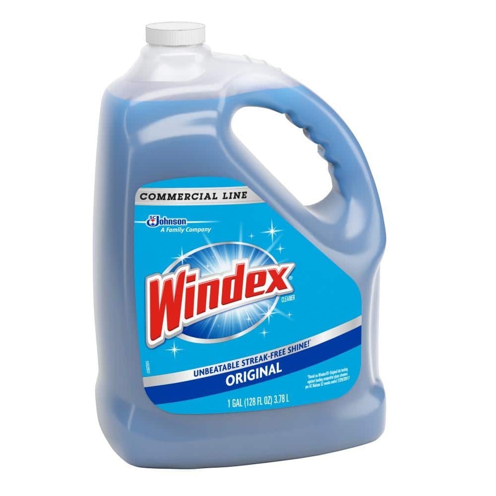 2 Pack – Windex 128 oz. Commercial Original Glass Cleaner Refill- Fast Shipping