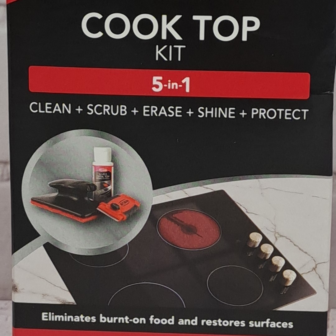 WEIMAN Complete COOK TOP CLEANING KIT Cleans & Shines ALL Glass Ceramic Cooktops