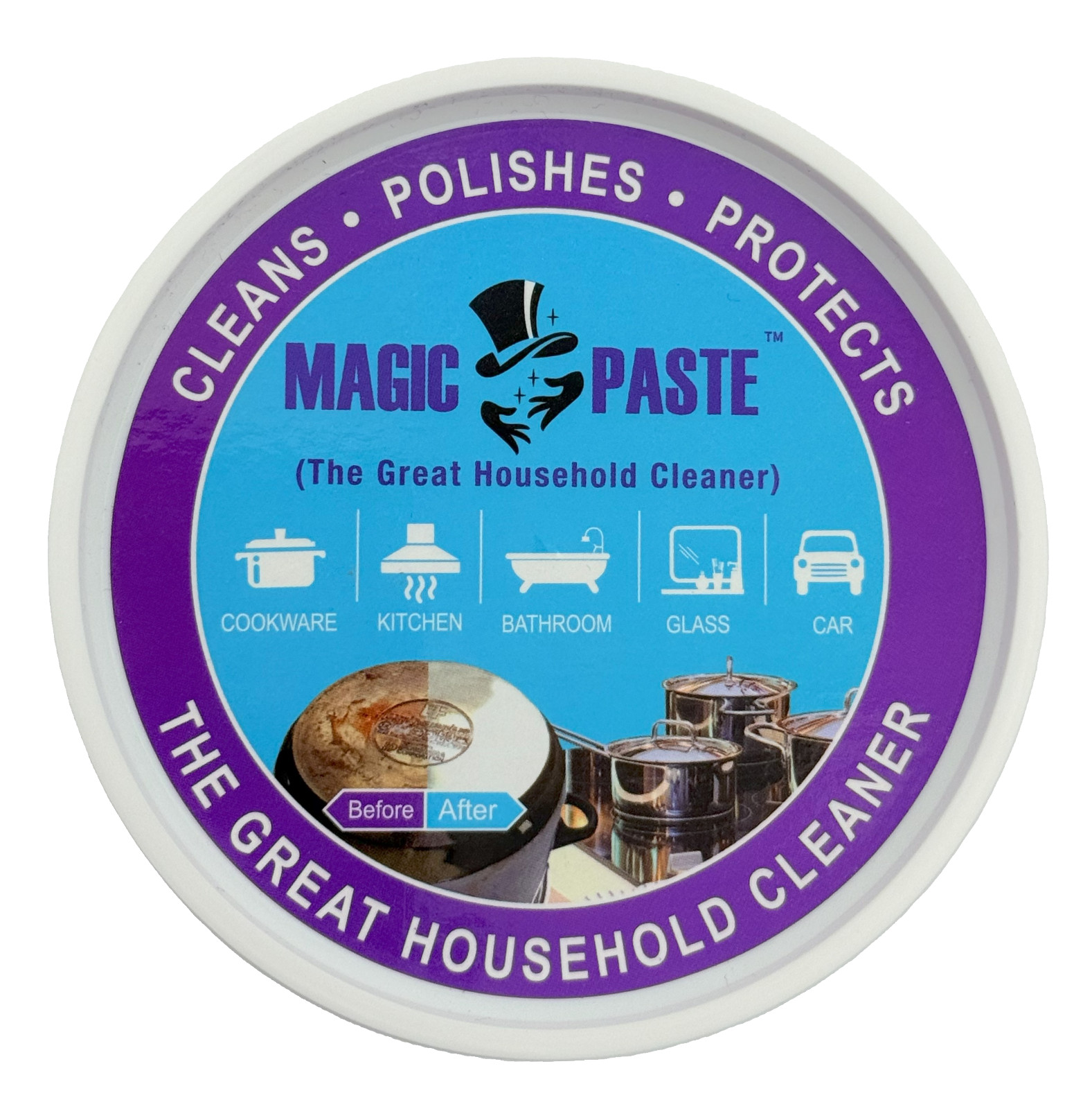 Magic Paste™ All-Purpose Cleaning Paste – 16 oz.–For Dishes, Metals, Glass etc..