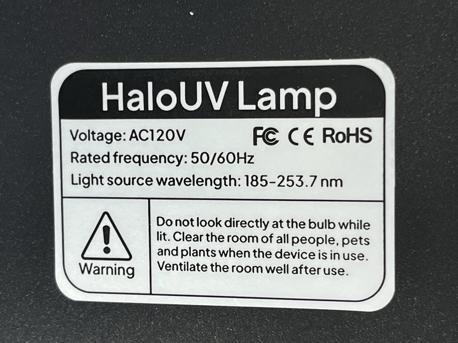 HaloUV Swissker by Swissklip UV-C Light Technology Cleanliness + Extra Bulb NEW