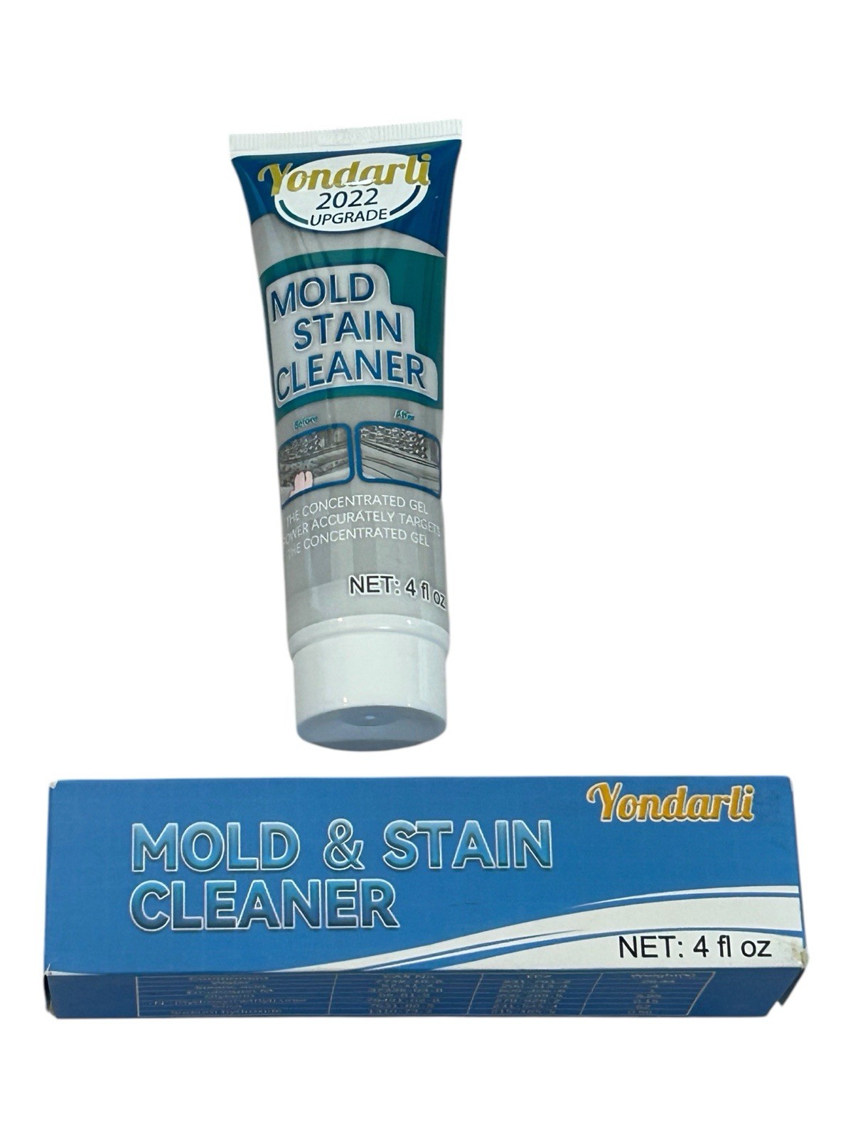 Mold Stain Cleaner, 4oz Gel – for Washing Machines, Tile, etc.