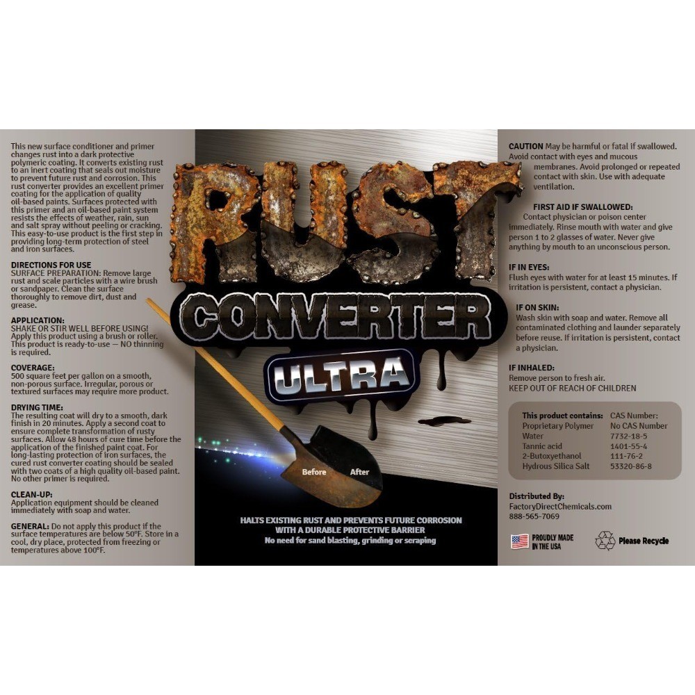 Professional Grade Rust Converter Spray Ultra Effective Repair Treatment 1