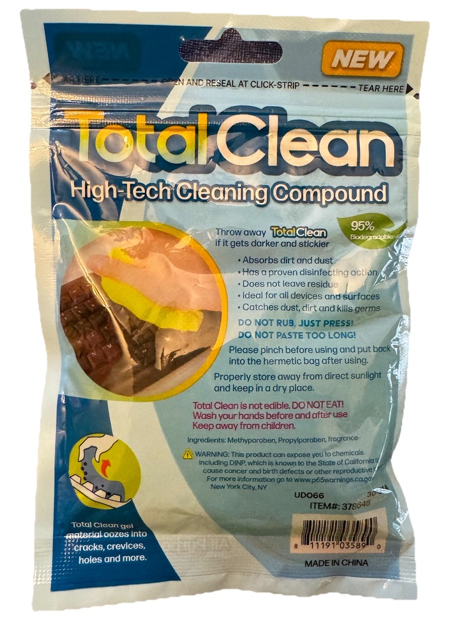 Total Clean High Tech Cleaning Compound Gel Reusable All Purpose Cleaner NEW