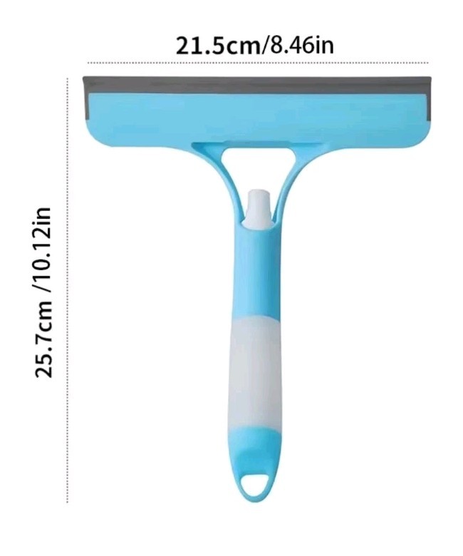 3-in-1 Squeegee Cleaning Tool Streak-Free Glass Surface Window Cleaning