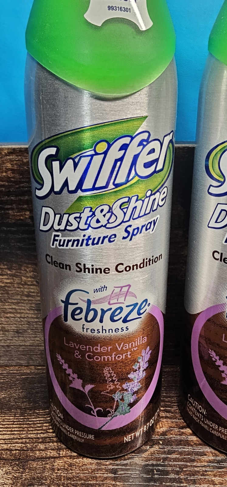 2 Swiffer Dust & Shine MULTI SURFACE Spray Febreze Lavender Vanilla Discontinued