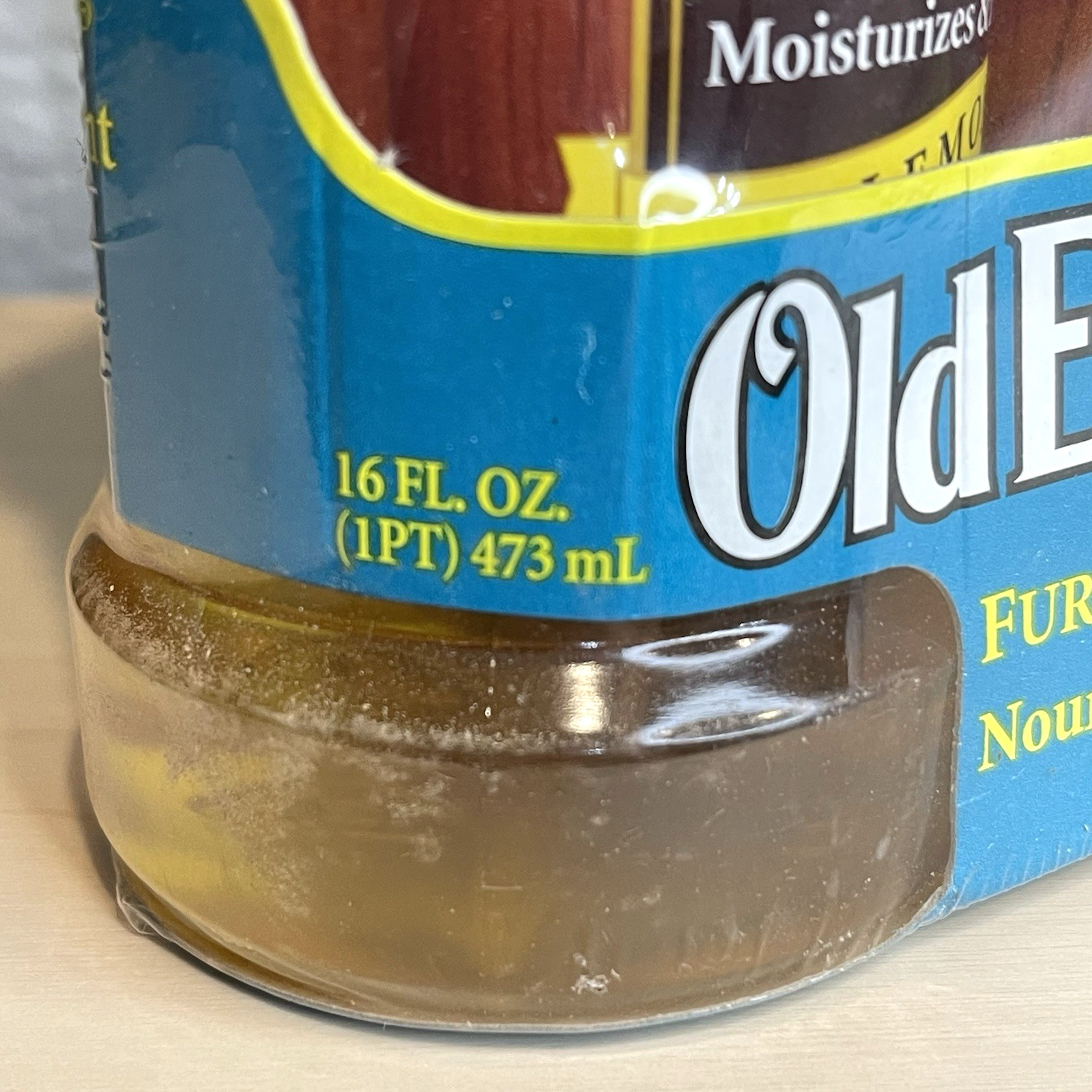 Vintage 1990s Old English Lemon Furniture Polish Aerosol Spray & Liquid Wood Oil