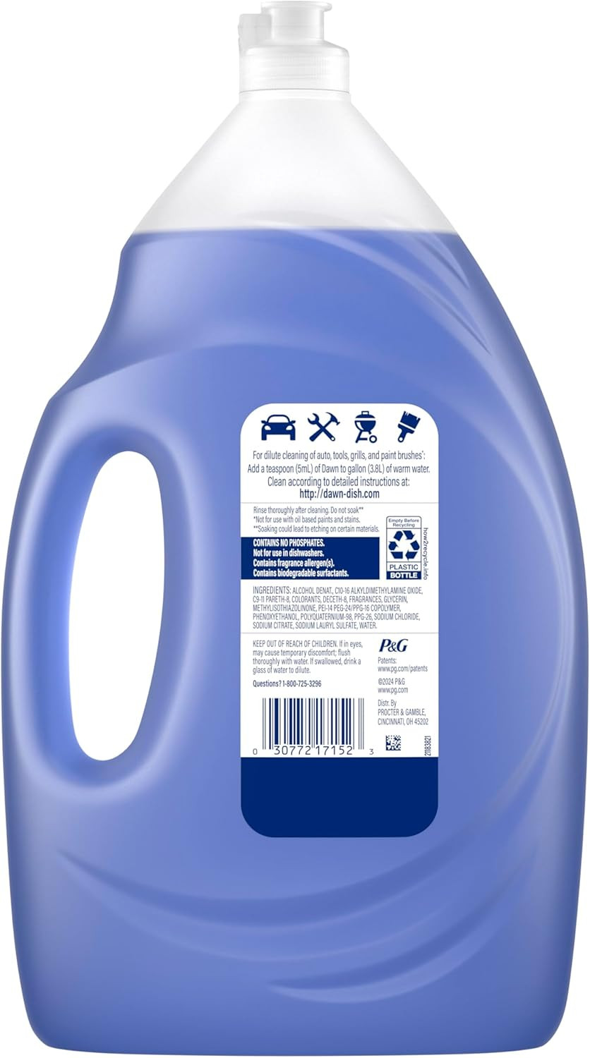 Platinum plus Powersuds Liquid Dish Soap, 51.5 Oz. Refill