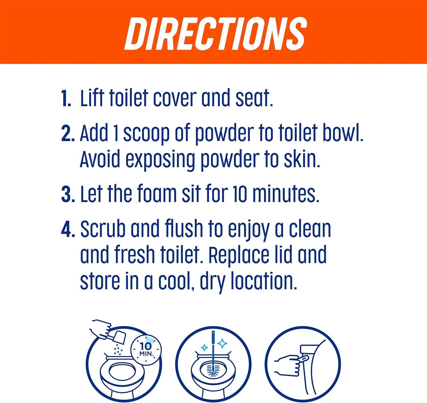 Ty-D-Bol Ultra Foam Toilet Bowl Cleaner – Provides Up to 8 Cleans – Citrus Scent