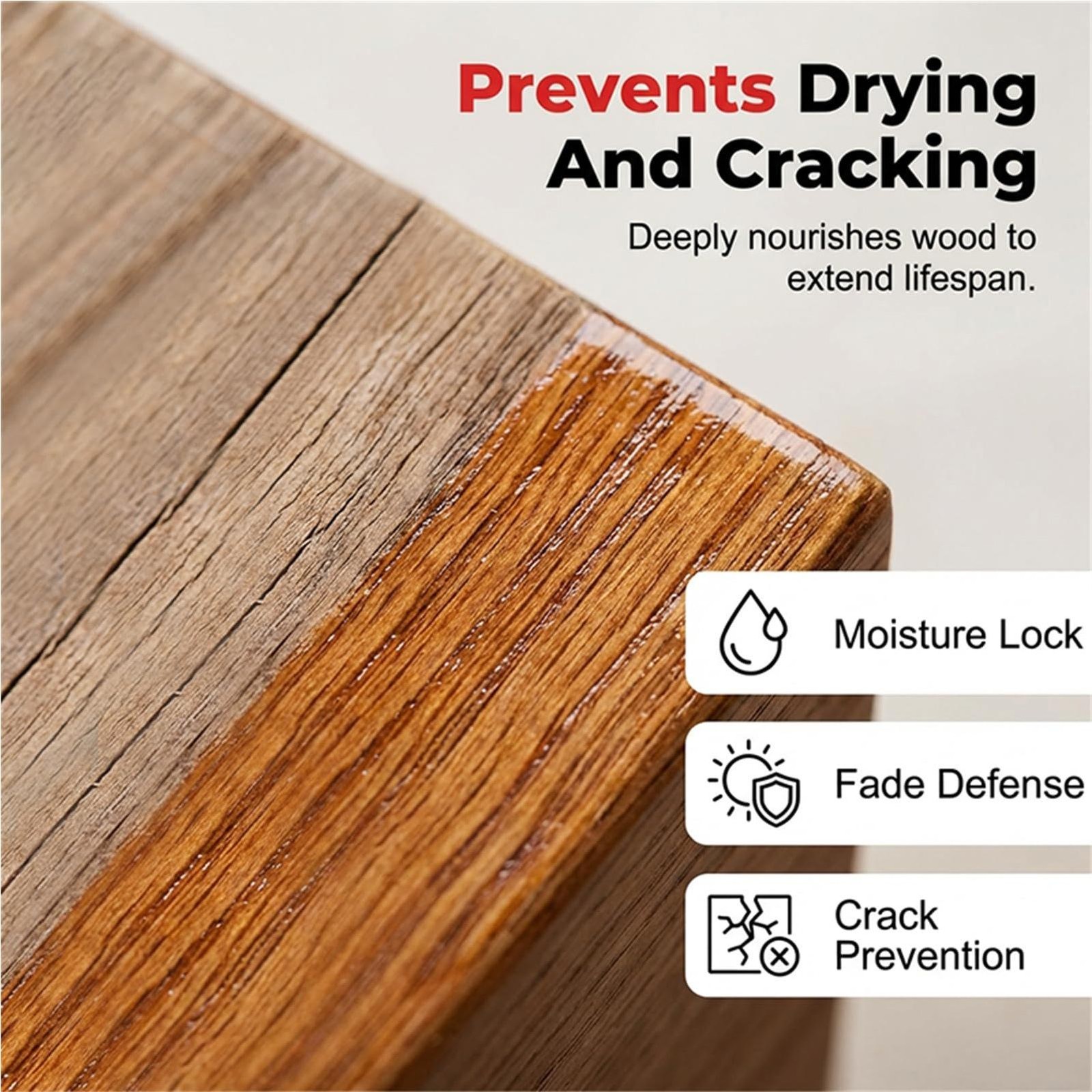 Wood Floor Restorer 100ml High Gloss Protective Polishing Cleaner