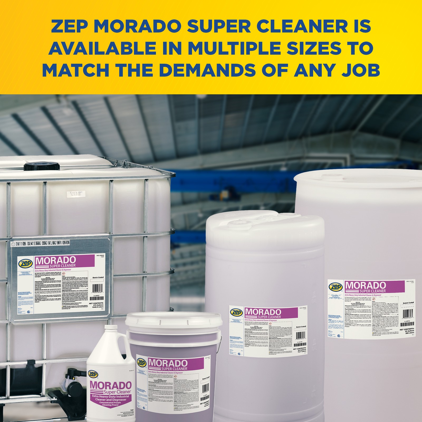 Zep Morado Purple Concentrated Super Cleaner – 1 Gallon (Pack of 4) 85624 –