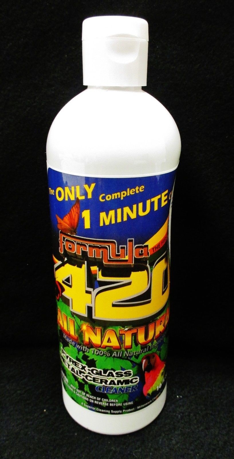 Formula 420 ( 100% All Natural ) Pyrex Glass Metal Ceramic Pipe Cleaner 16oz