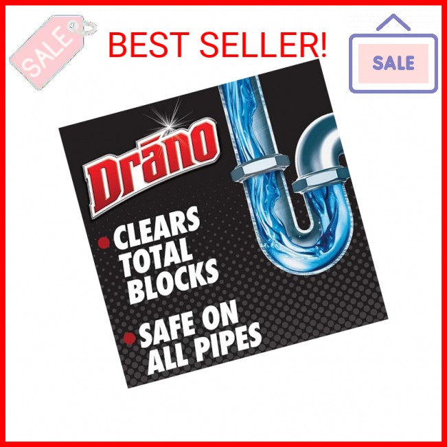 Drano Snake Plus Tool and Gel System, Drain Snake with Drain Clog Remover Gel, U