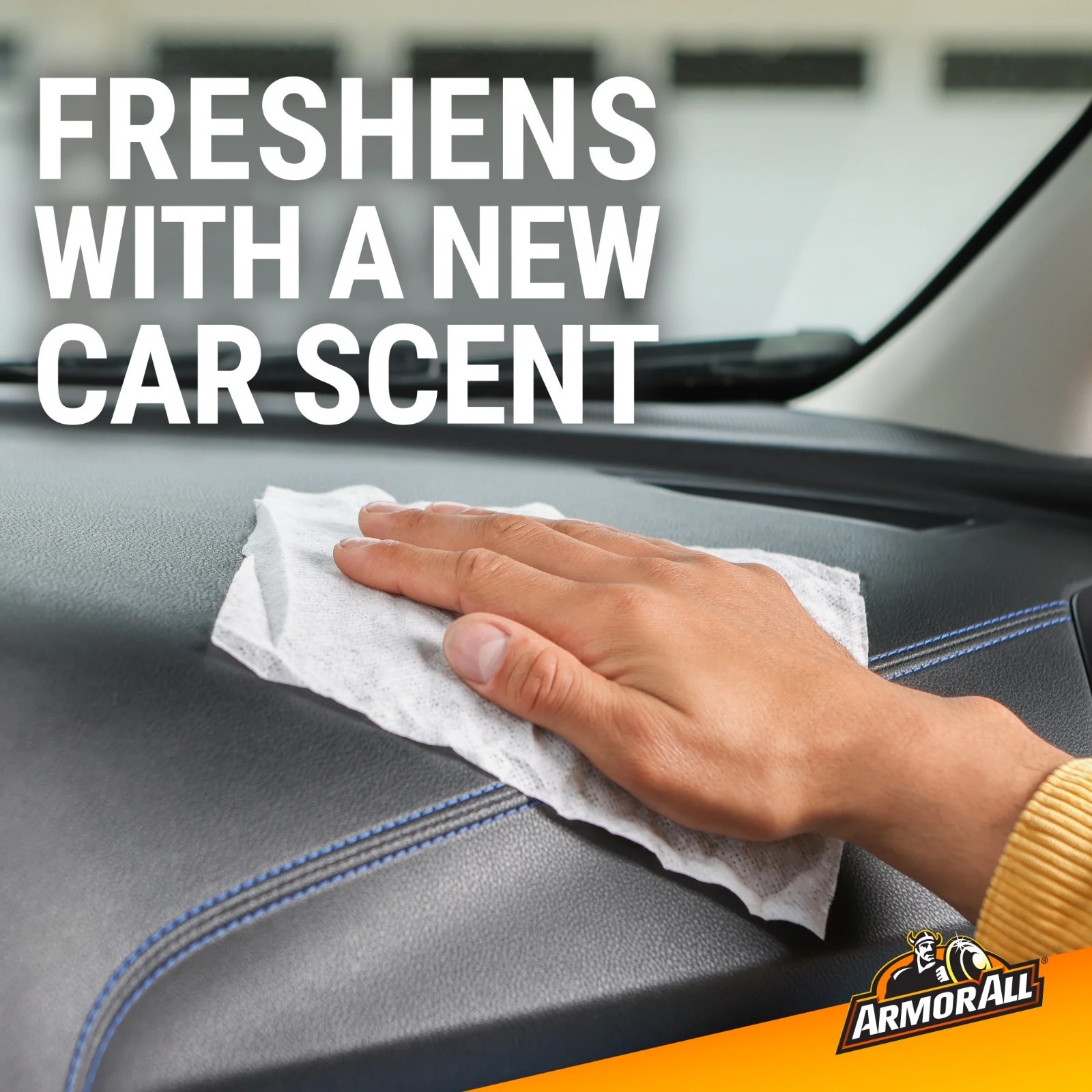 Armor All Car Interior Protectant Wipes in New Car Scent, 25 Count