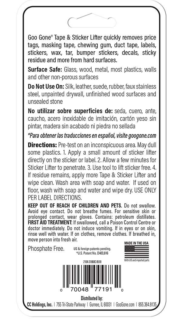 Sticker Remover – Adhesive & Gum Lifter – 2 Oz Citrus Power