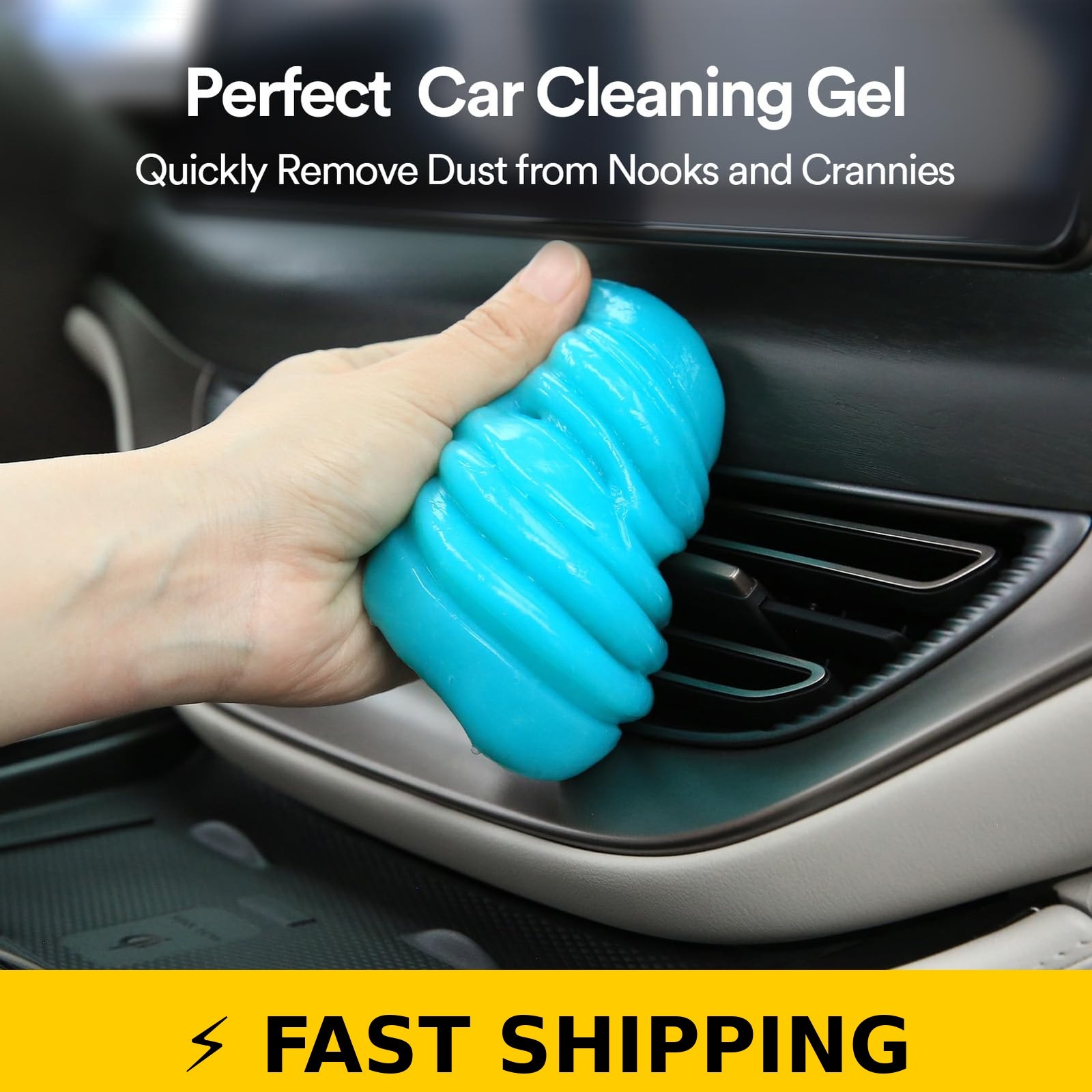 PULIDIKI Car Cleaning Gel Slime – Interior Cleaner for Auto Detailing