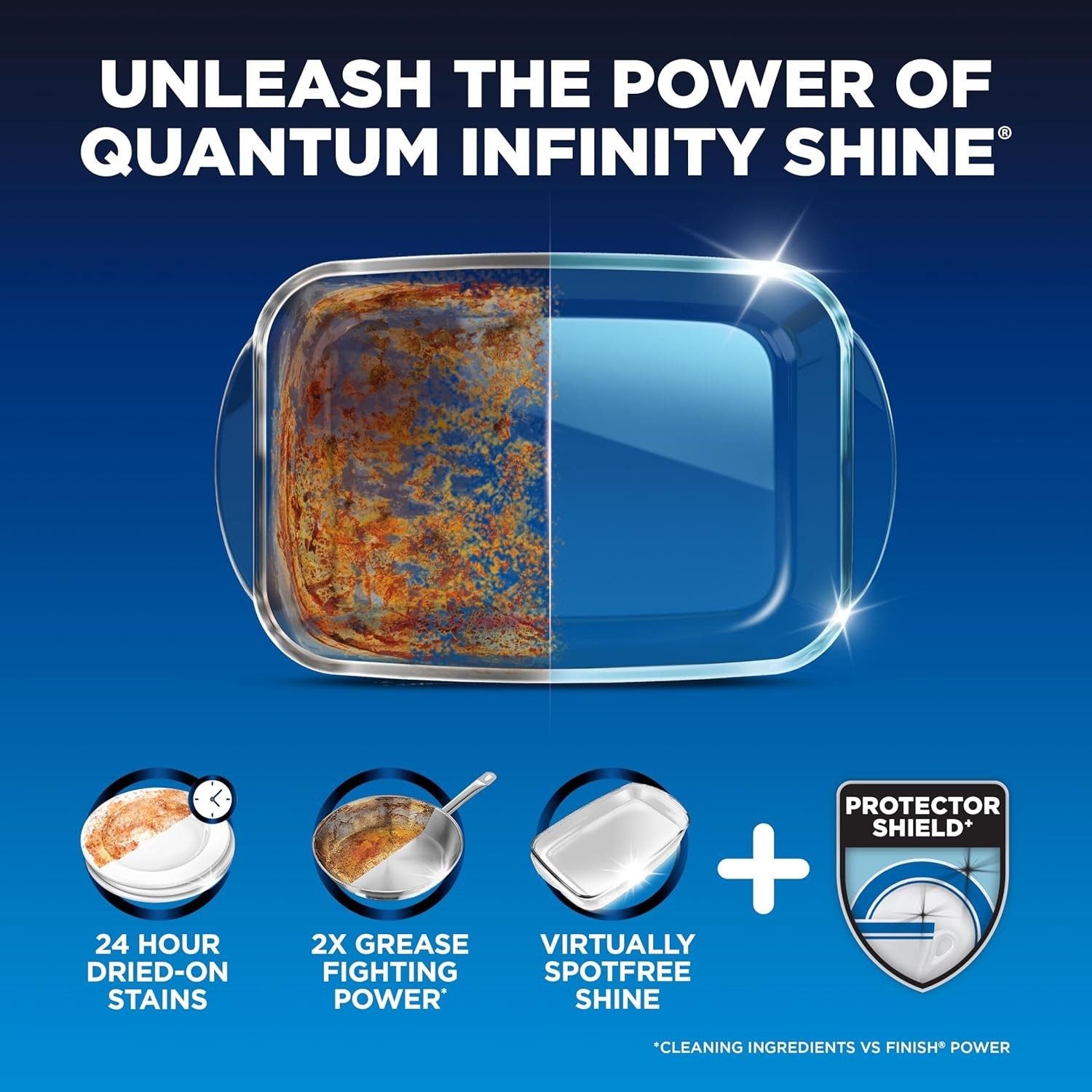 Finish: Quantum Infinity Shine Dishwasher Pods – Spotless Clean (70 Count)