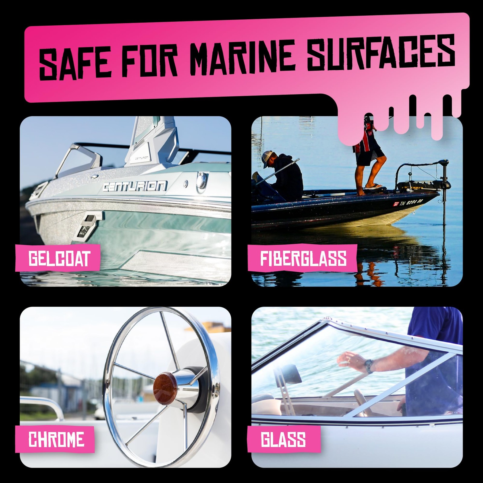 Boat Juice Boat Wash & Shine | pH Neutral Boat Wash & Wax Soap for Fiberglass…