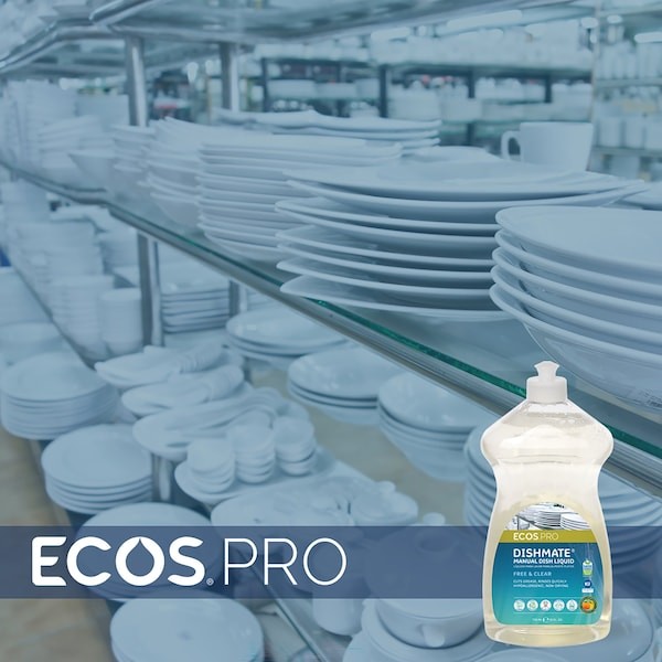 Ecos Pl9721/6 Dish Soap, Hand Wash, 25 Oz, Bottle, Liquid, Unscented,