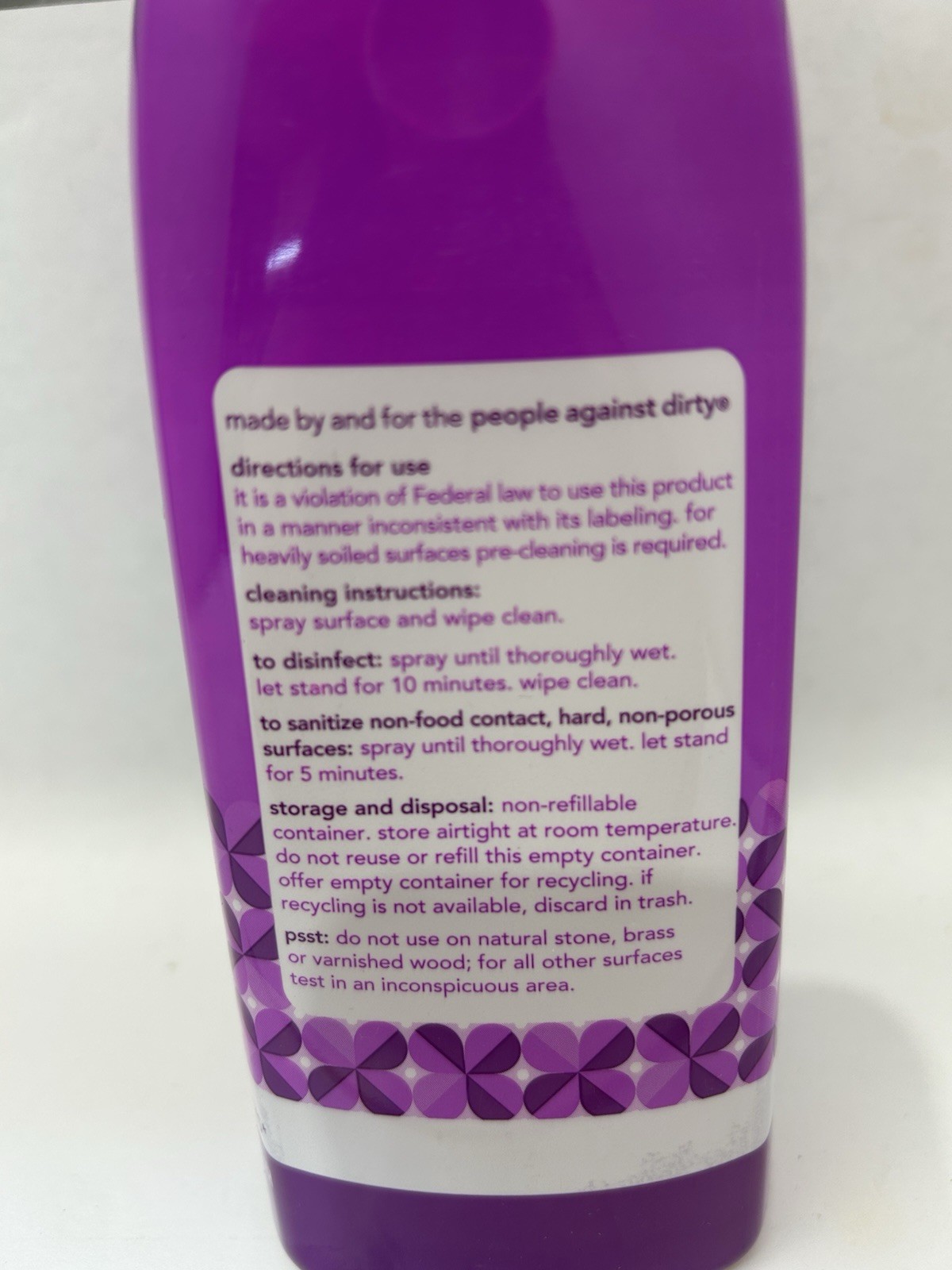 (12) Method 01454EA 28 oz. Antibac All-Purpose Cleaner Spray – Wildflower New JD