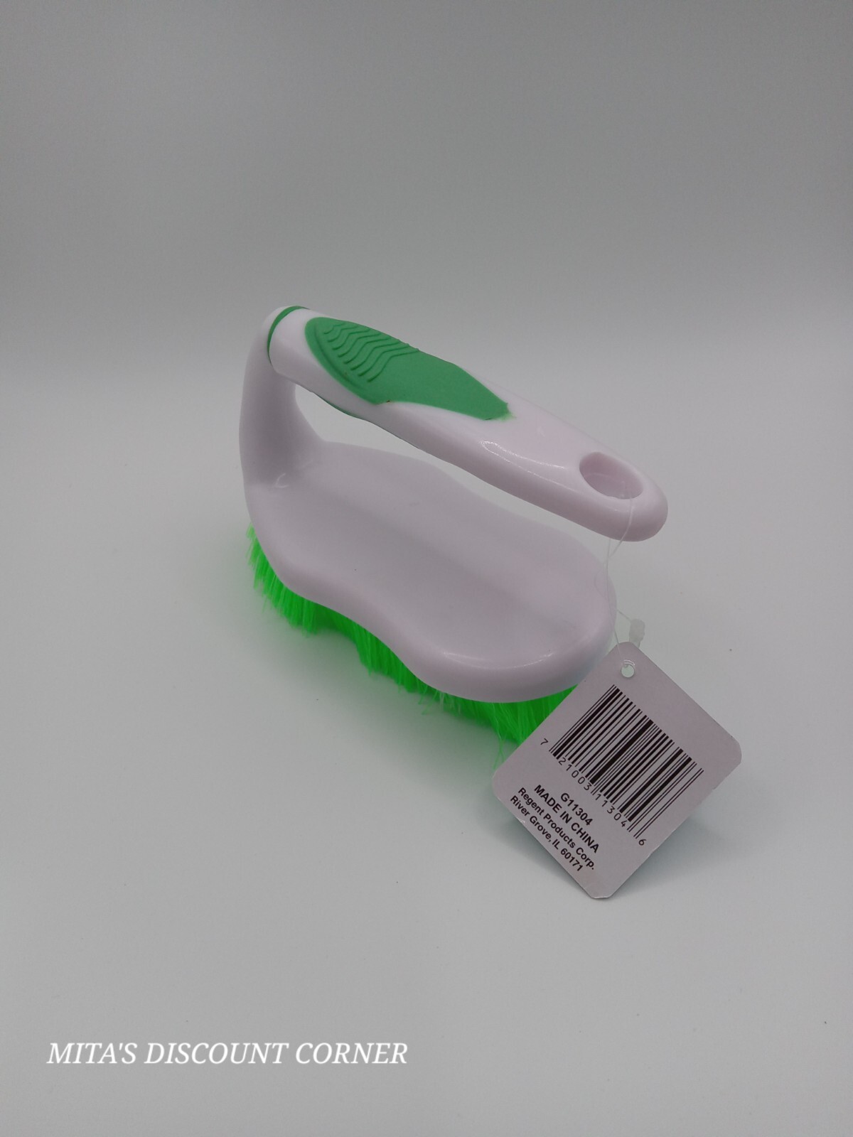 5.5-Inch Heavy Duty Scrub Brush | Iron Shape Handle- 2 Pack