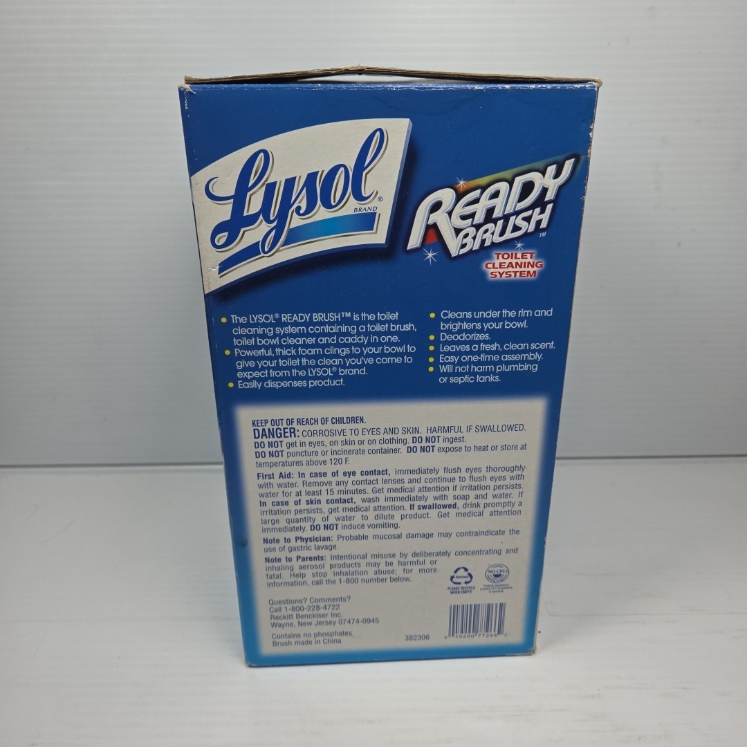 NEW Box LYSOL Ready Brush Refill Toilet Bowl Cleaning System Bathroom Cleaner