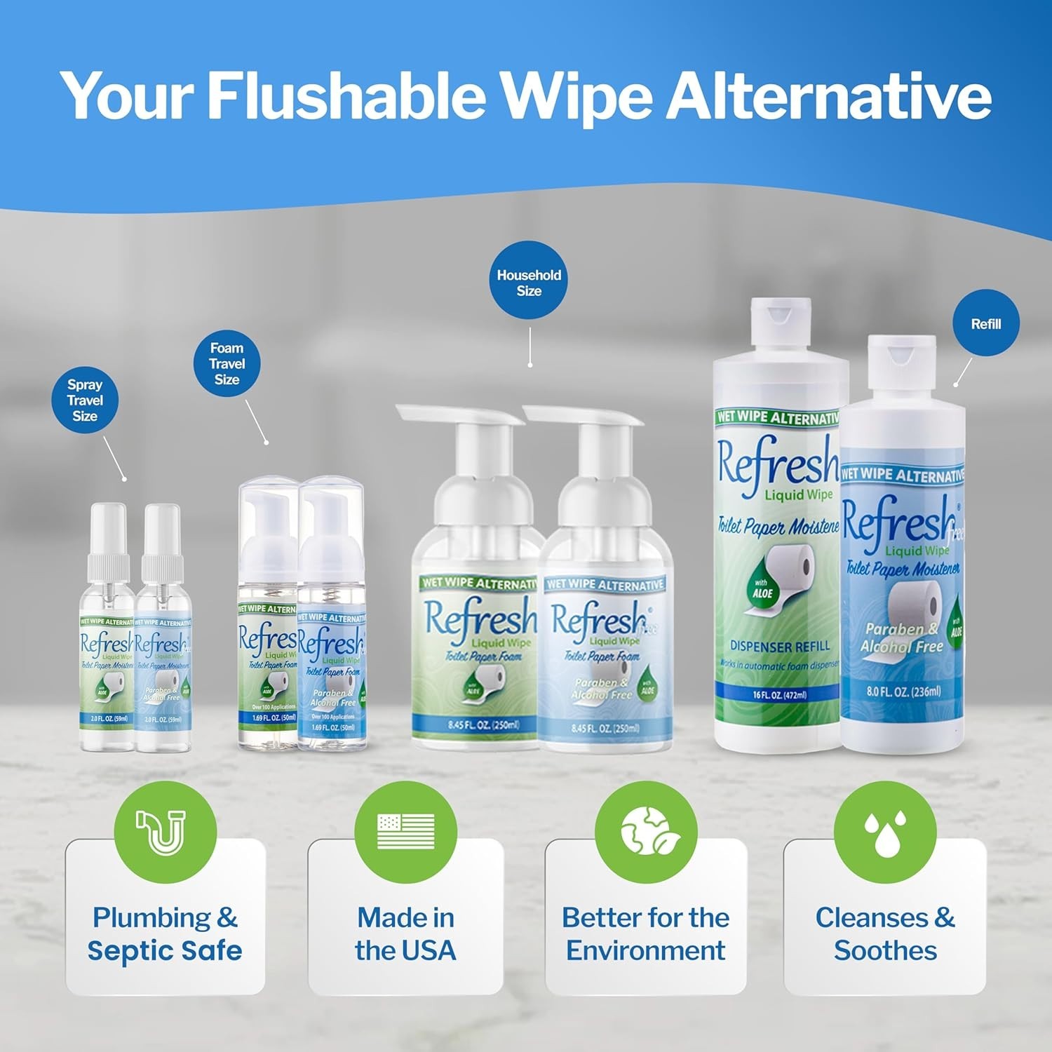 Sensitive Skin Toilet Paper Foam – Free Formula Alcohol, Fragrance & Paraben …
