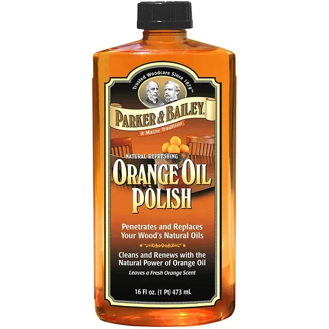 (2-Pack) PARKER & BAILEY ORANGE OIL POLISH Furnitures Woods