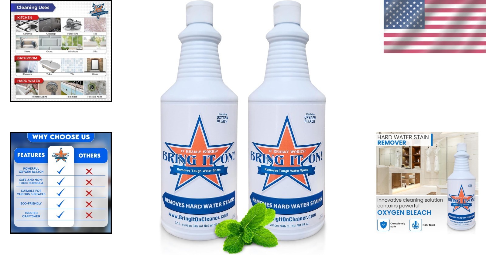 Shower Door Cleaner & Limescale Remover