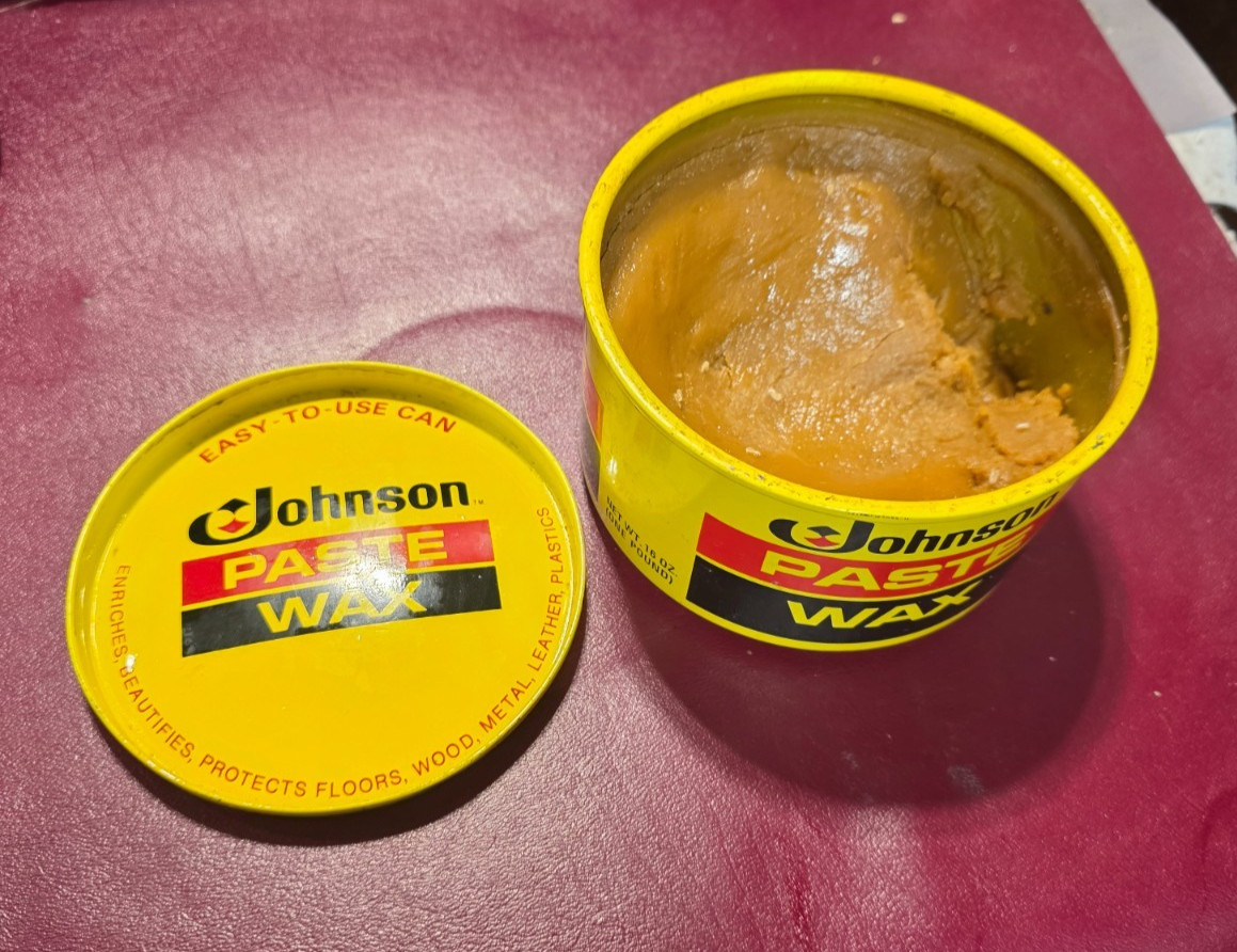 SC Johnson Discontinued Wood Paste Wax 60% Full Can Not Used Much 14 Oz