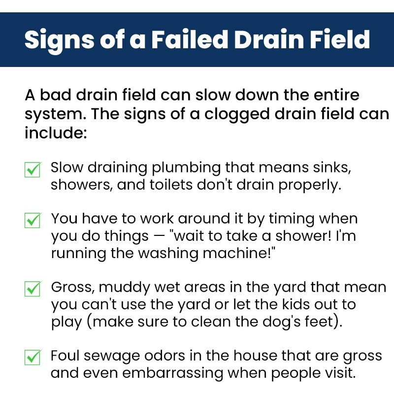 Drain Field Cleaner Tablets (20 Count) – Septic Tank Treatment for Clogs, Odor