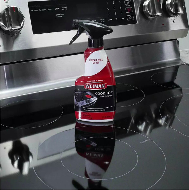 WEIMAN Glass Ceramic Stove Top DAILY CLEANER Polish Shine Protect RANGE TOP 22oz