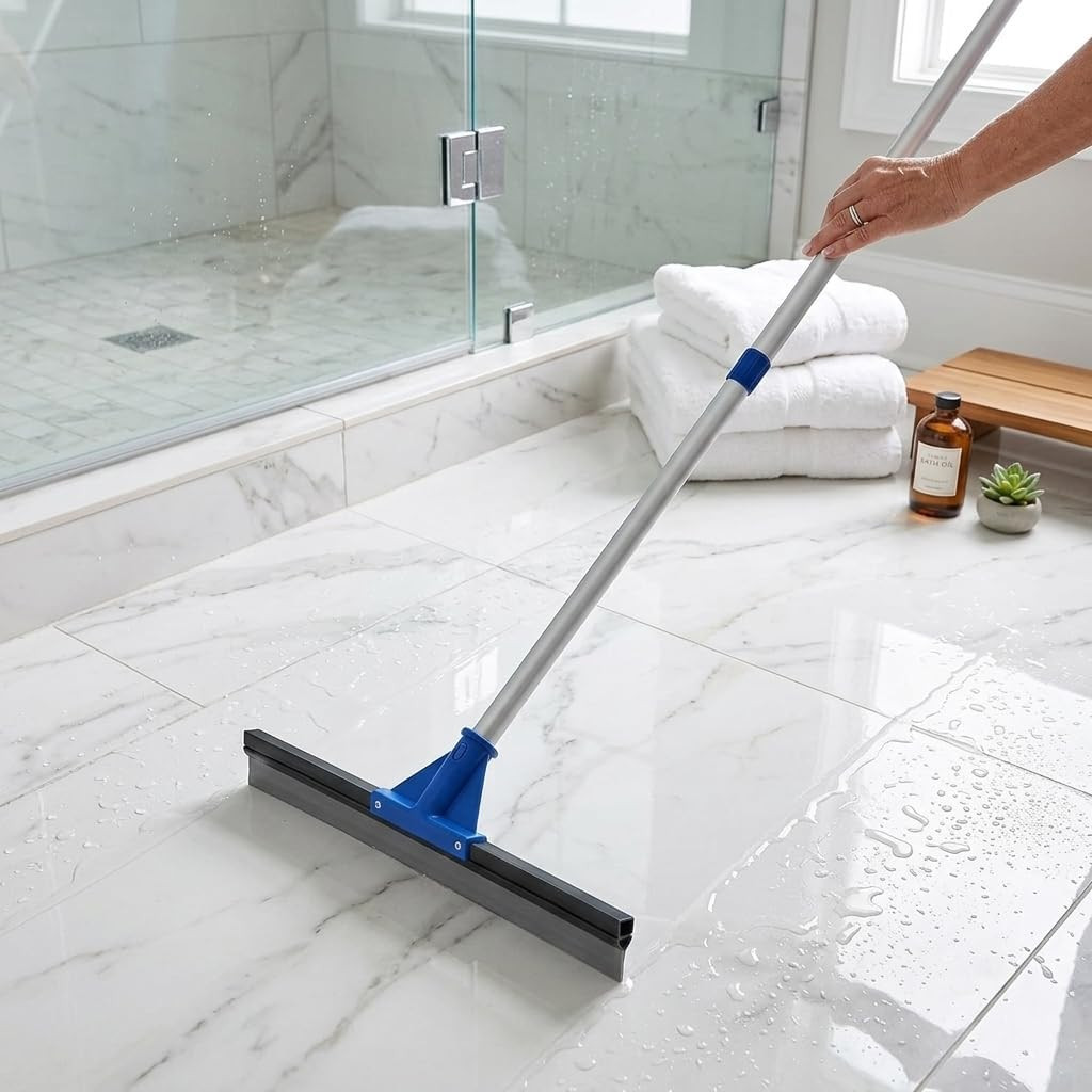 Floor Squeegee for Concrete Floor, 18″ Large Heavy Duty Squeegee for Floor