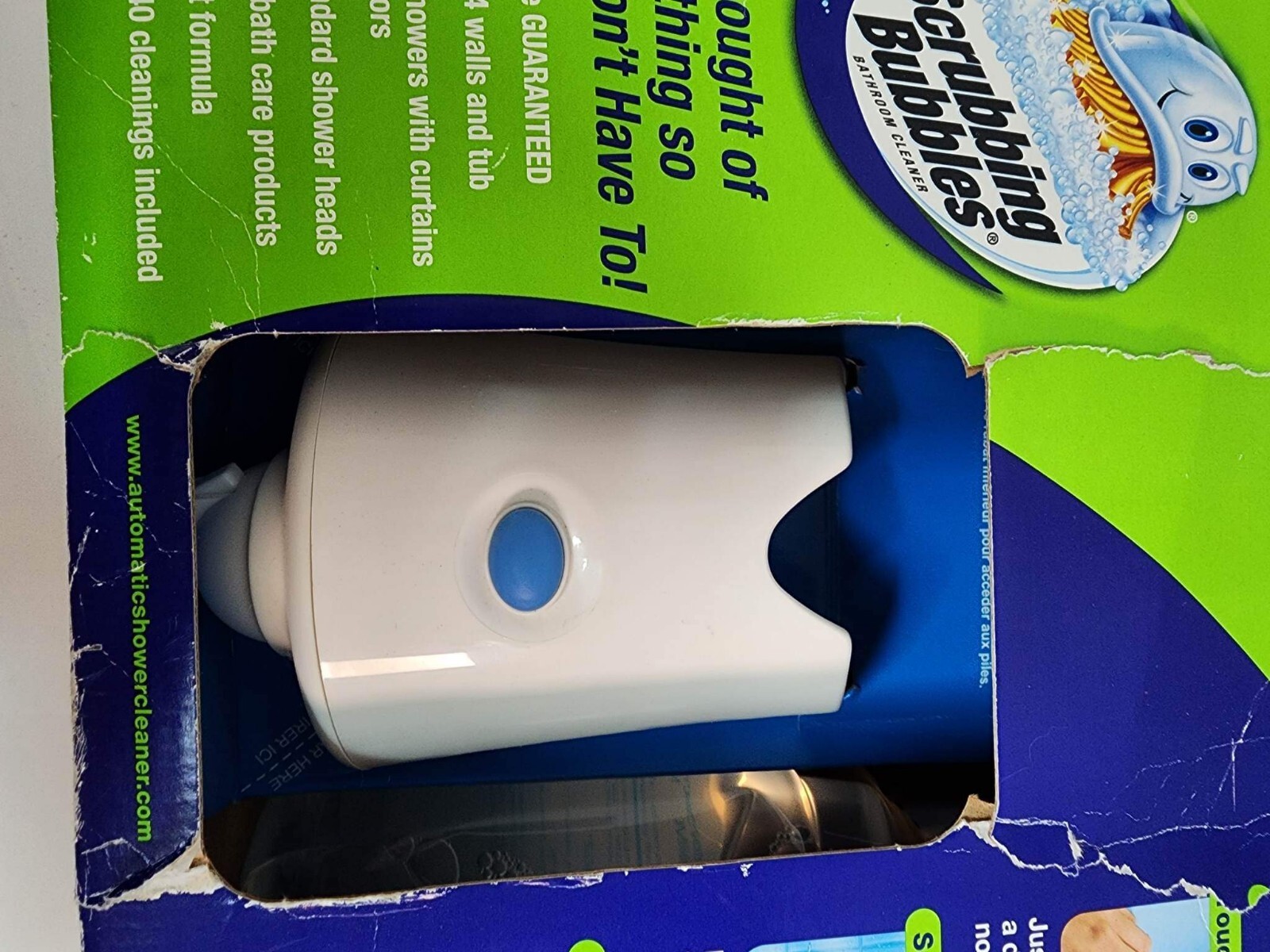 Johnson Automatic Shower Cleaner Scrubbing Bubbles Kit Dual Sprayer