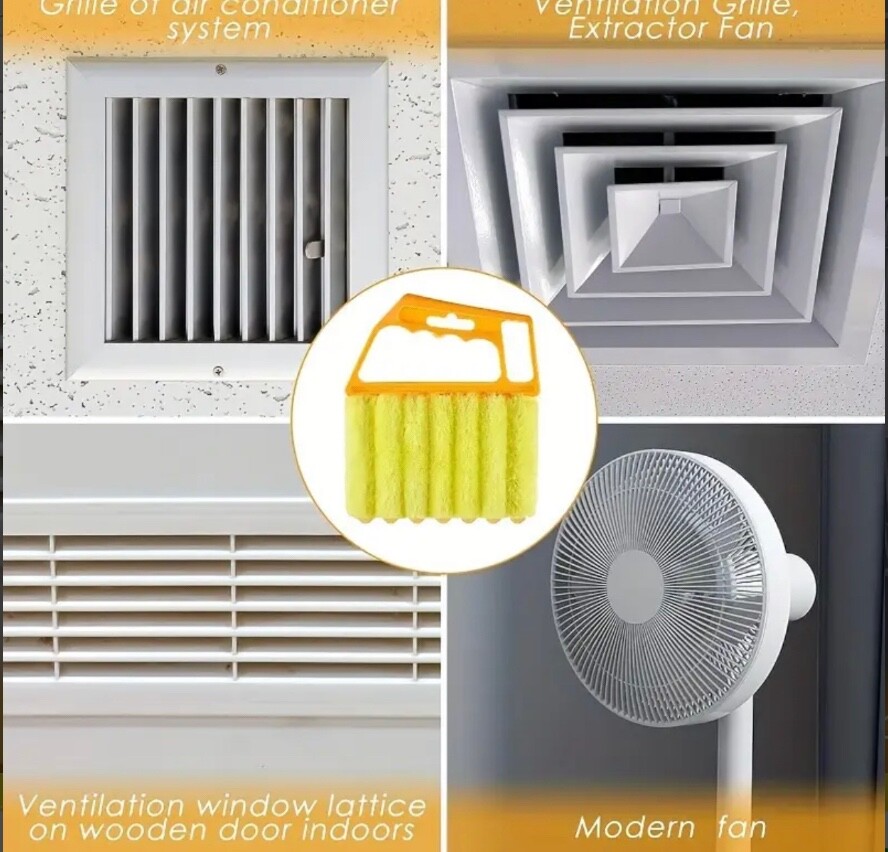7 Slat Venetian Blind Cleaner Brush Duster Blinds Easy Cleaning Tools Washable