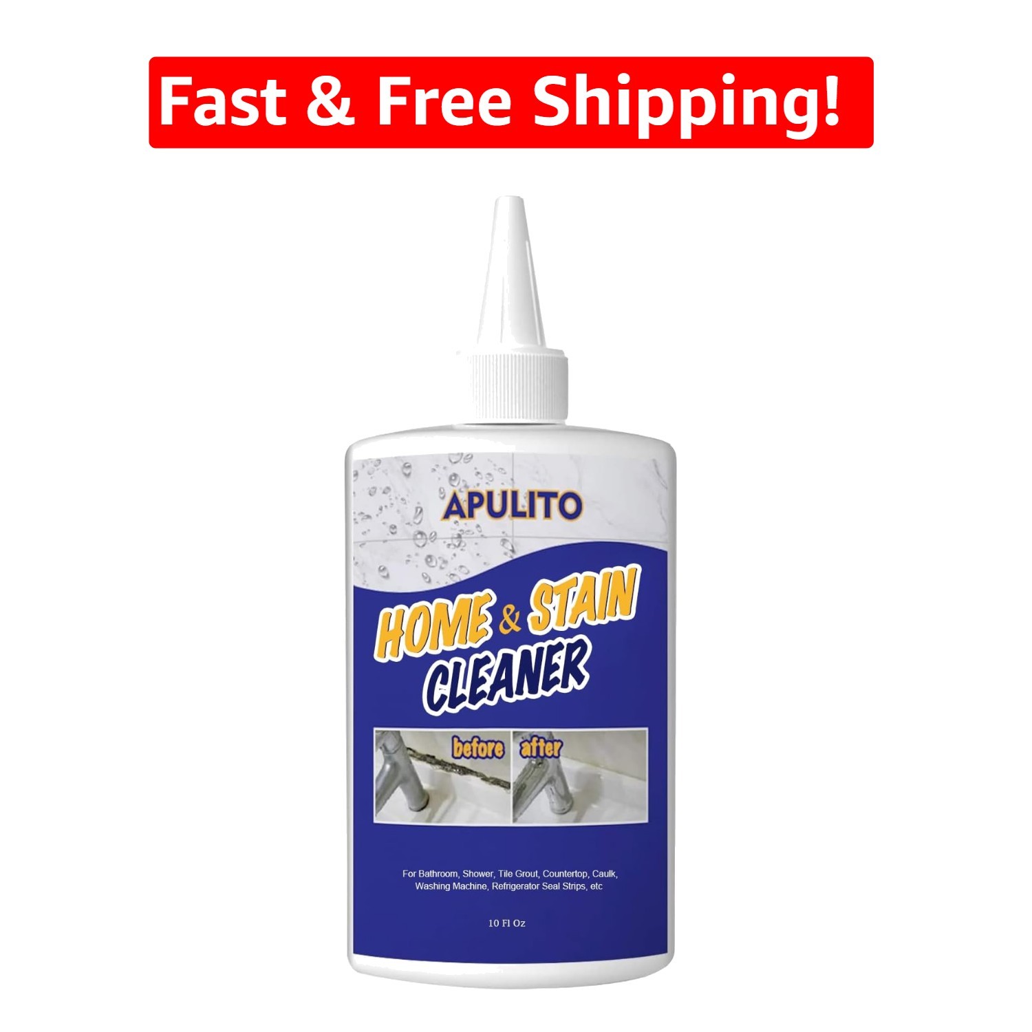10 Fl Oz Household Cleaner Gel – Safe, Fast-Acting Solution for All Surfaces