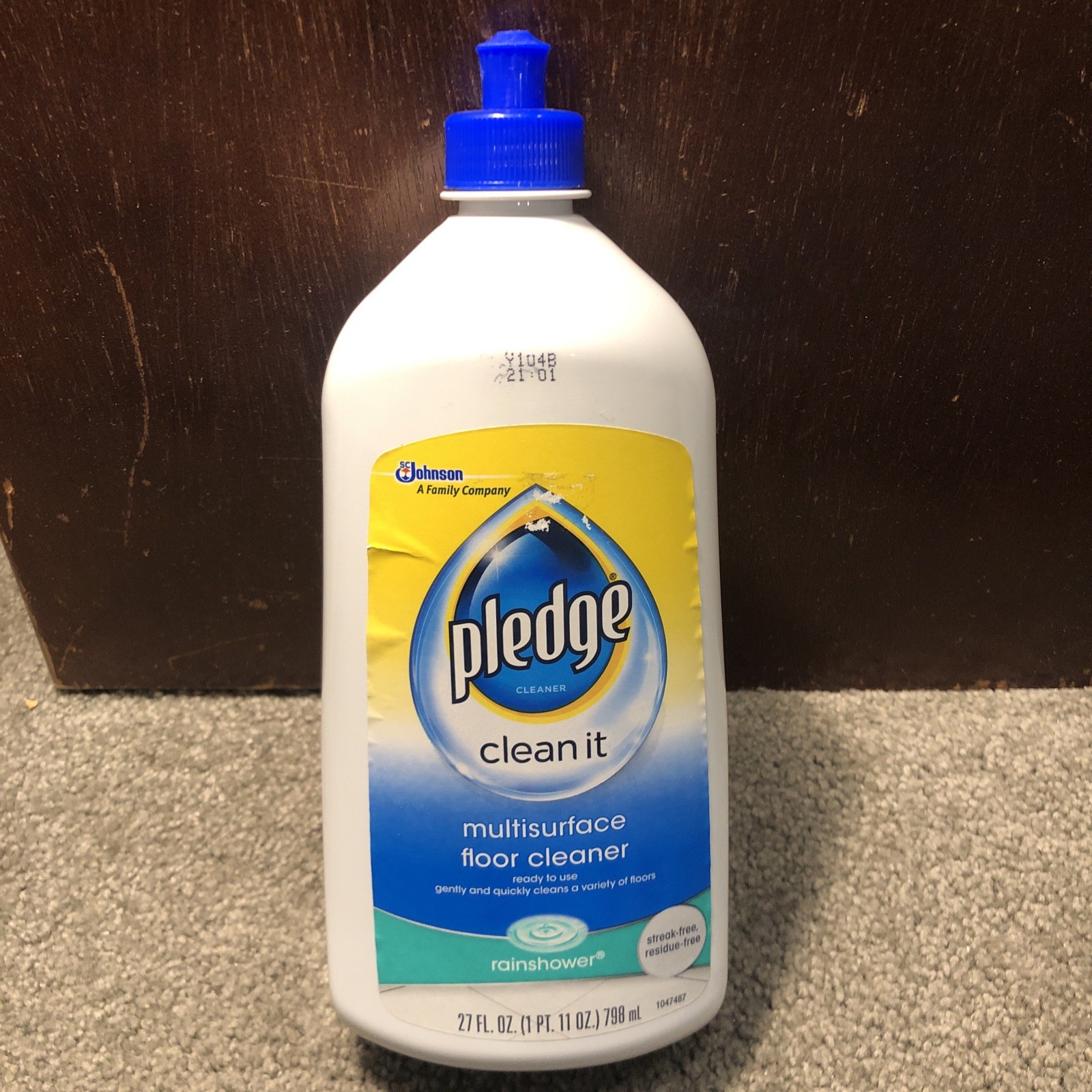 Pledge Clean It Multisurface Floor Cleaner Rainshower, 27oz