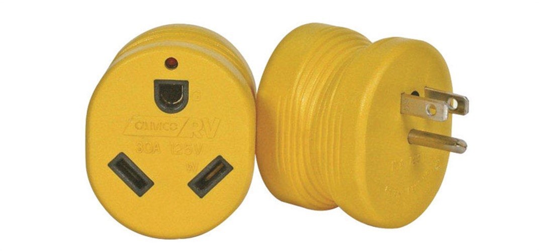 Camco 15 amps RV Electrical Adapter 15-30A 1 pk (Pack of 4)