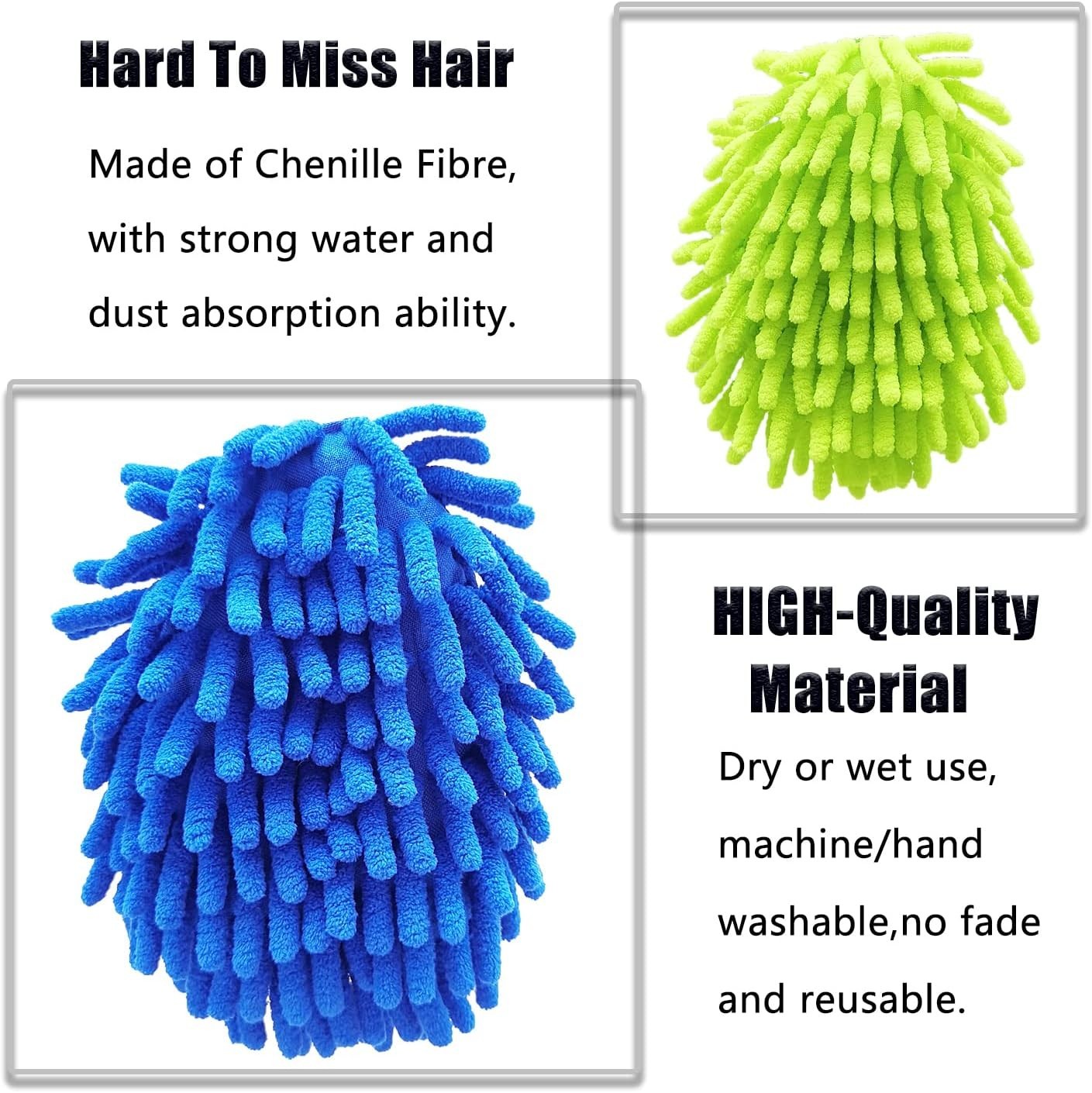 Eco-Friendly 13-Inch Feather Duster with Washable Heads – Perfect for Every Home