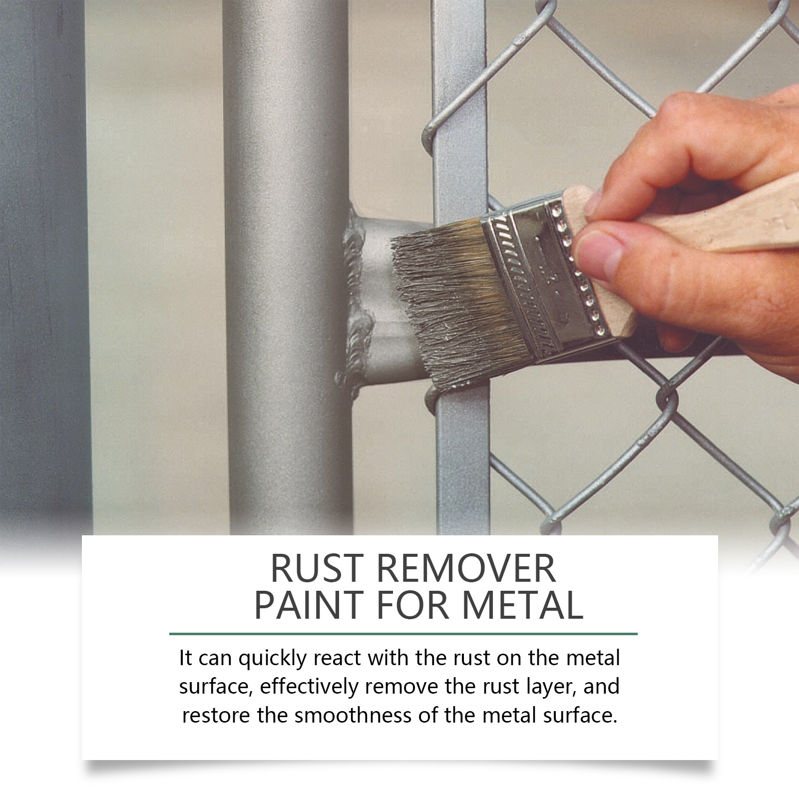 Rust Remover Converter Metal Surface Anti Rust Paint Quick Dry Protective Coatin