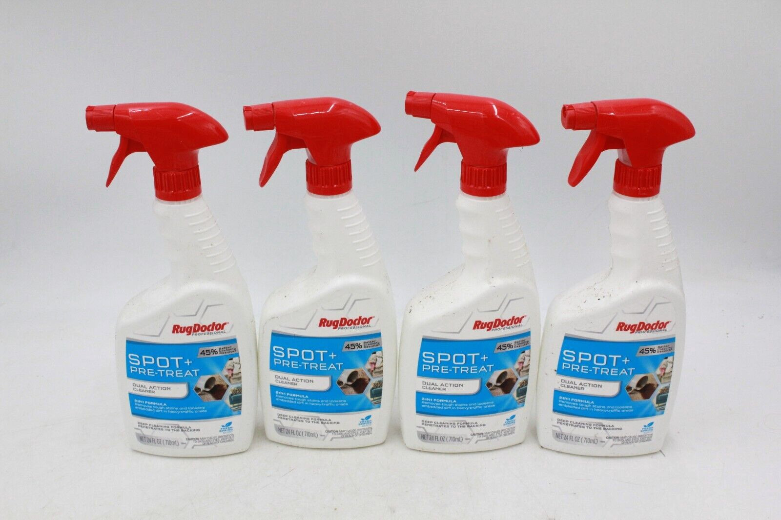 4 Pack Rug Doctor Fabric Upholstery Spot + Pretreat Cleaner Spray Remove Stains