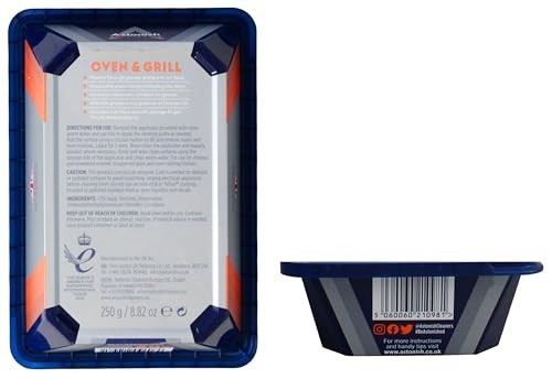 Oven and Grill Cleaner Paste with Sponge Orange Oil 250g Powerful Degreaser Non