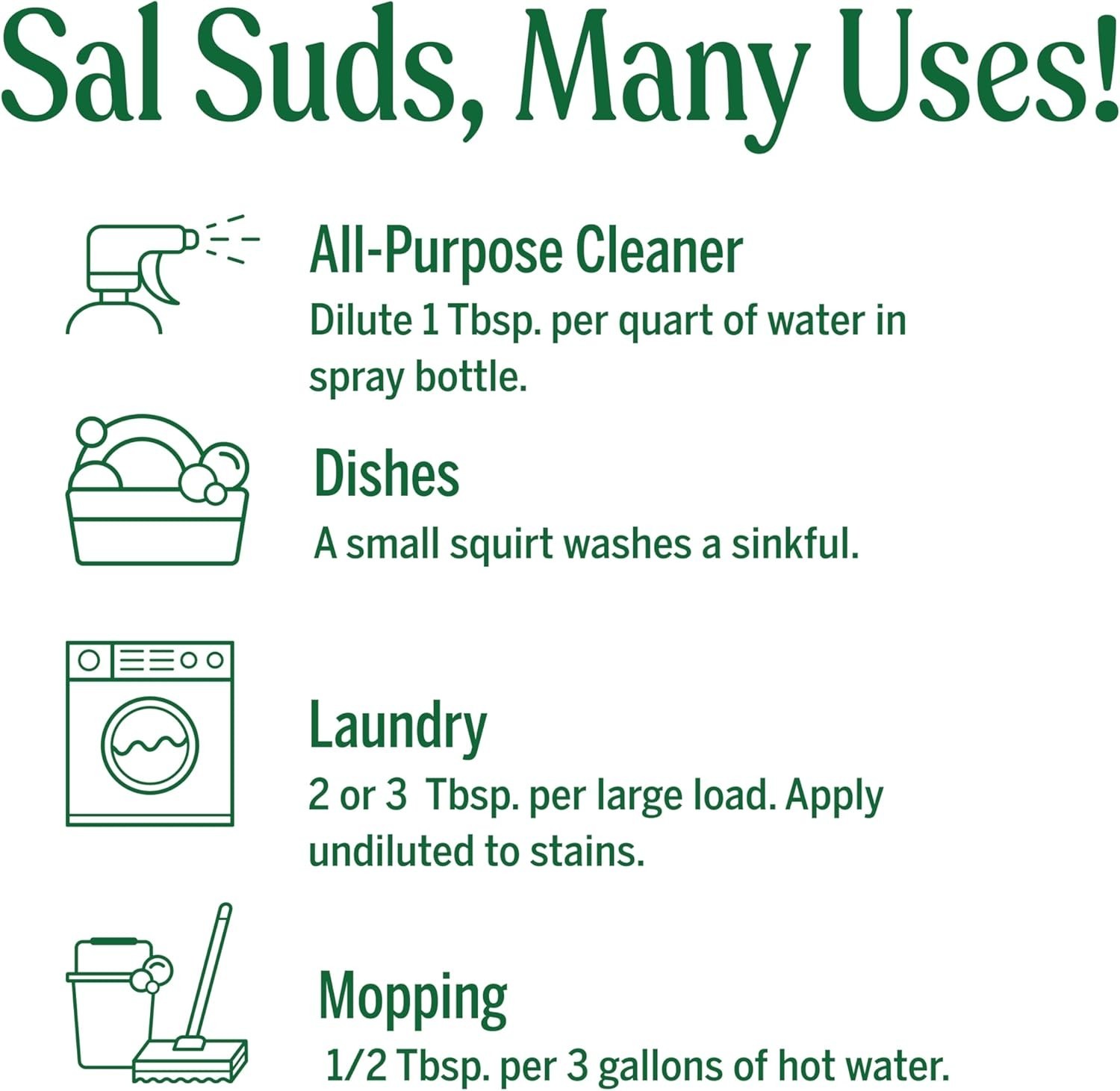 1 Gallon Biodegradable All‑Purpose Pine Cleaner for Floors,Laundry,Dishes & More