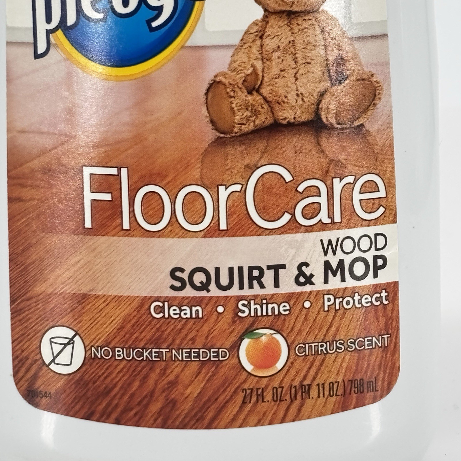 Pledge clean it Floor Care Squirt & Mop Citrus Scent Hardwood Cleaner 27 oz