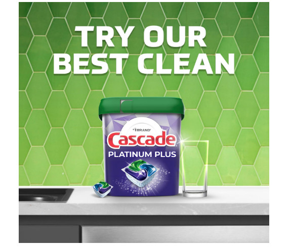 Cascade Complete Dishwasher Detergent Liquid Gel, Dish Detergent Dishwasher Soap