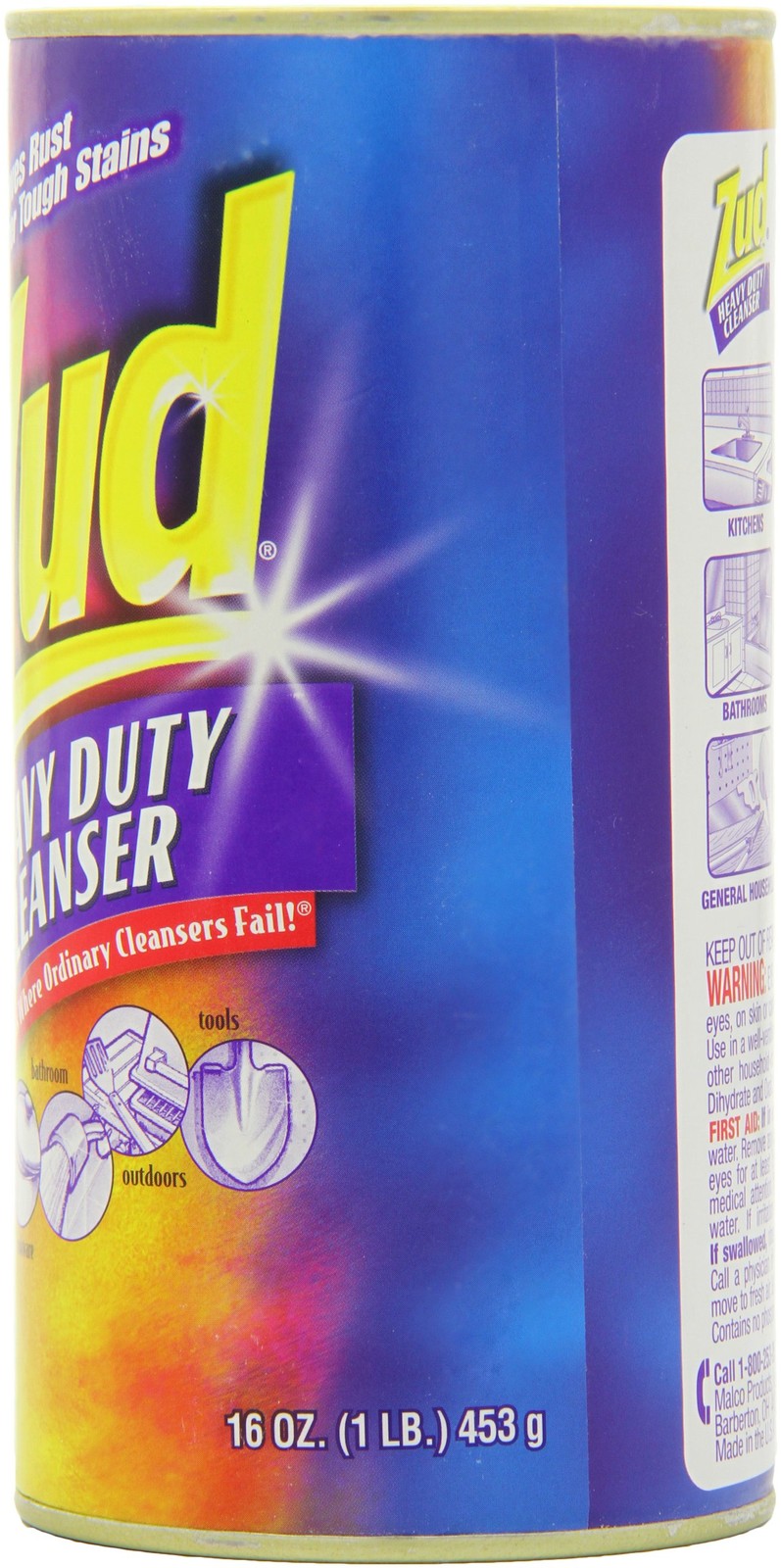 Heavy Duty Cleanser 16 Ounce – Removes Rust & Tough Stains – For Kitchen