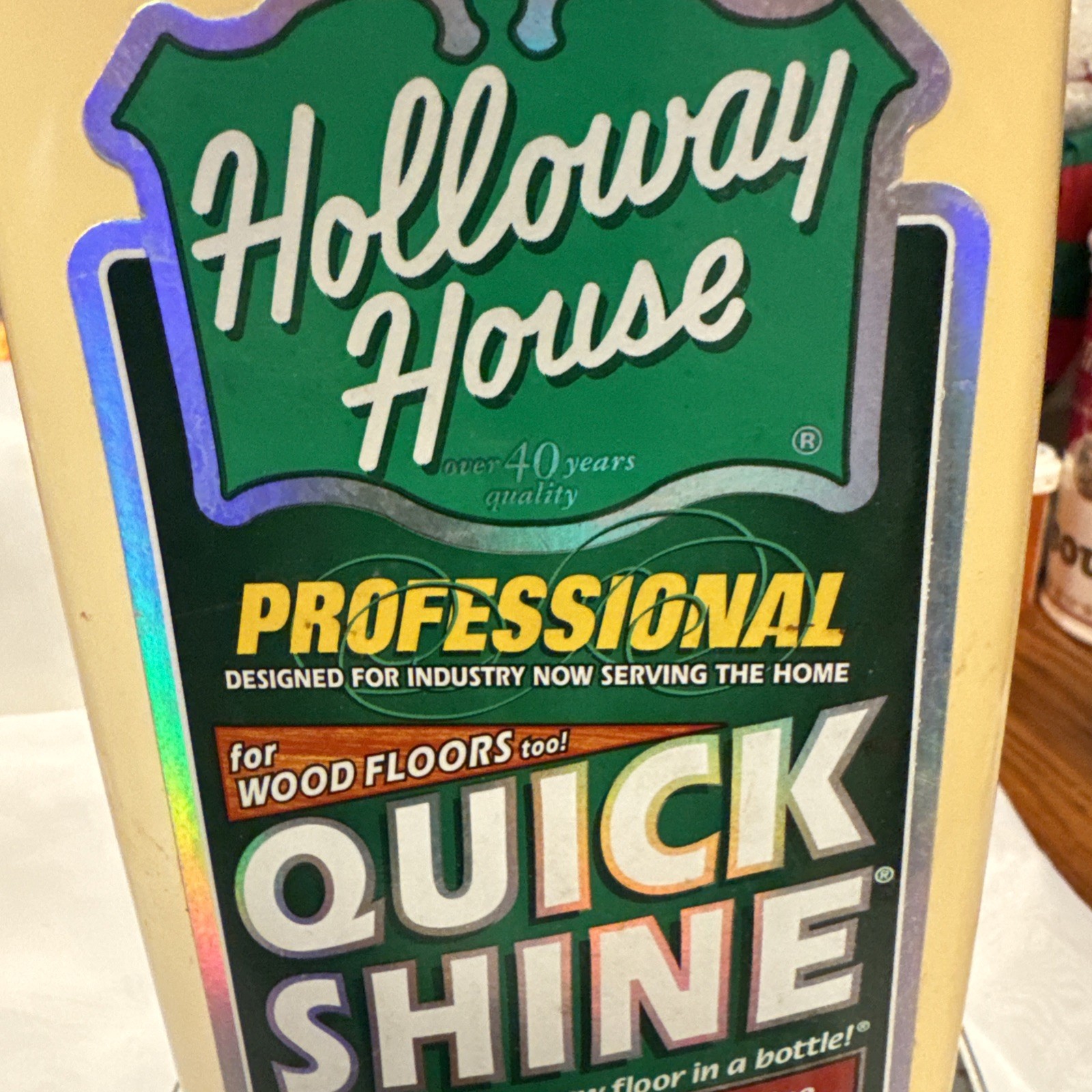 Quick Shine Professional Floor Cleaner 27 Oz Bottle. 77777